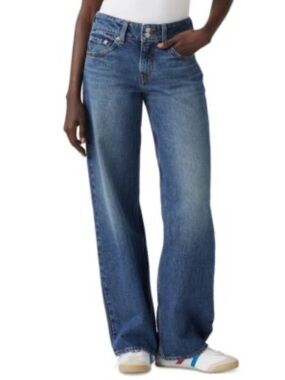 Levi's Women's SuperLow Double-Button Relaxed-Fit Denim Jean Size 30